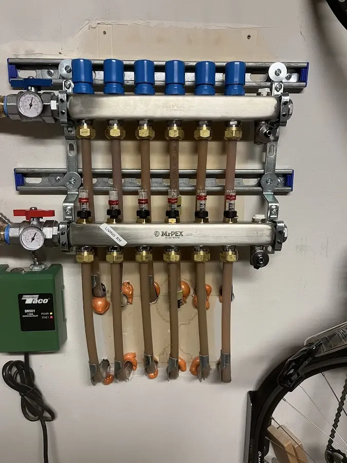 Plumber performing Gas Leak Detection at a residential property in Bellwood